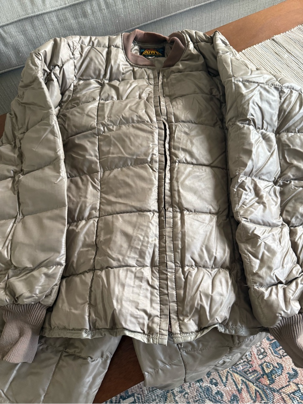 2pc Vintage Bauer Down Insulated Jacket & Pants